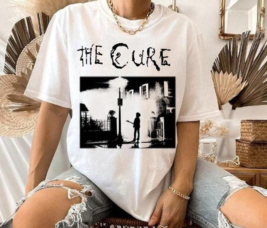 The Cure Boy Don't Cry Shirt, The Cure Guitar 90s Alt Indie Rock Merch, The Cure Band T-shirt Crewneck