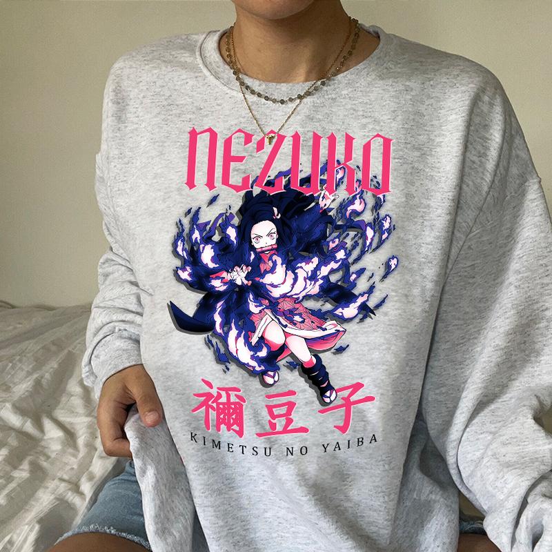Nezuko Kamado Sweatshirt, Nezuko Sun Breathing Shirt Hoodie, To The Hashira Traing Sweatshirt Hoodie, Kimetsu No Yaiba Merch, Demon Slayer Outfit, Ani