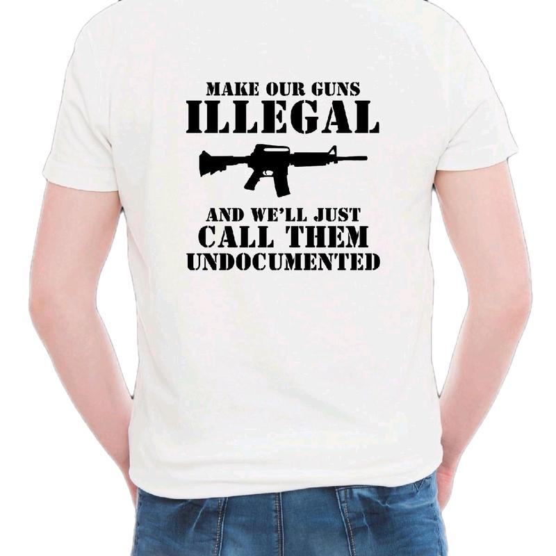Make Them Illegal and We'll Call Them Undocumented Men's Top T-Shirt - Menswear Cotton armory apparel t shirt