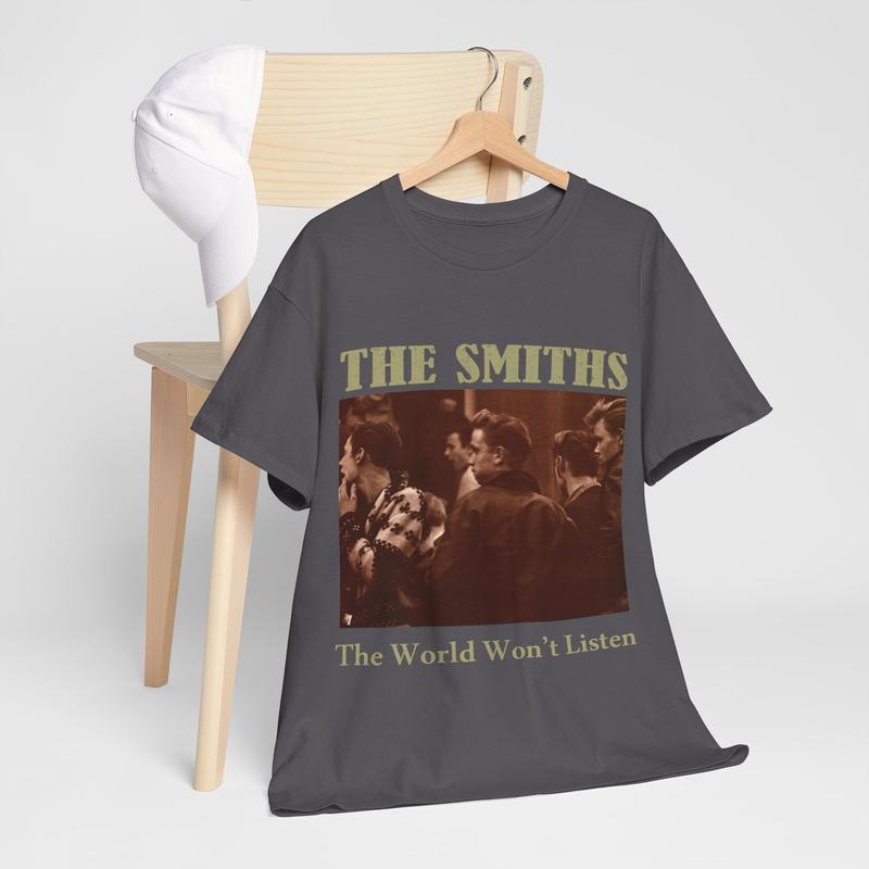 Vintage The Smiths Aesthetic T-Shirt - Retro The Smiths Shirt - The Smiths Shirt 80s Retro Musical Vintage T-Shirt Cotton Classic