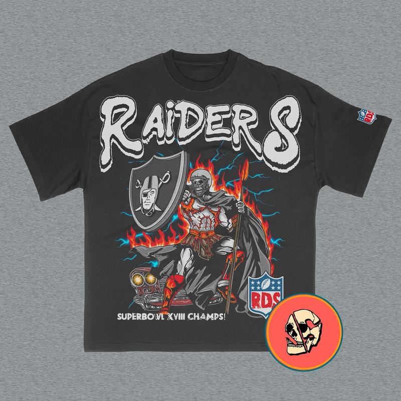 Raiders Shirt, Vintage 90s Unisex Football Tees, Football T-Shirts, Sports Shirt, Game Day Tee, Football Fan Gifts Streetwear