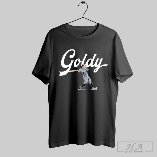 Paul Goldschmidt New York Slugger Swing T Shirt