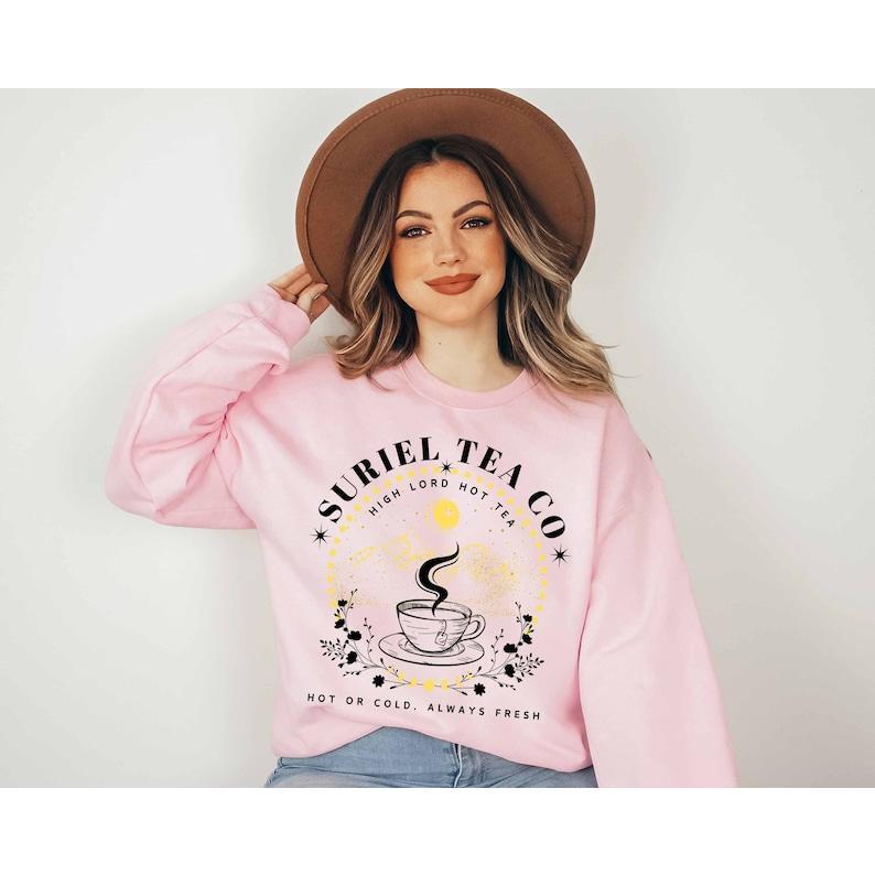 Suriel Tea Co, Velaris Sweatshirt, A Court of Thorns, Acotar Sweater, Sjm Bookish, City of Starlight, Thorns and Roses, Acotar Velaris Tee