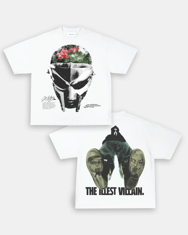 MF DOOM V3 TEE - [DS] , Free Shipping, Unisex T-Shirt, Sweatshirt, Tour shirt, Rapper Shirt, Graphic Shirt, big face tee, Cotton Man Menswear Top Hood