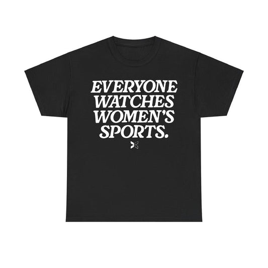 Everyone Watches Women's Sport, Sports Mom , Sport Family Shirts, Groovy Supportive Women's Sports Apparel, Womenswear Fashion