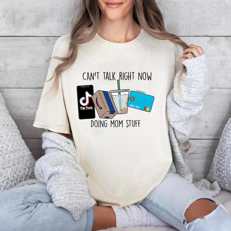 Cant Talk Right Now Sweatshirt, Busy Doing Mom Stuff Shirt, Mama Shirt, Unisex Funny Blu Dog Sweatshirt, Mom Sweatshirt Cotton Crewneck, Funny Mom Swe