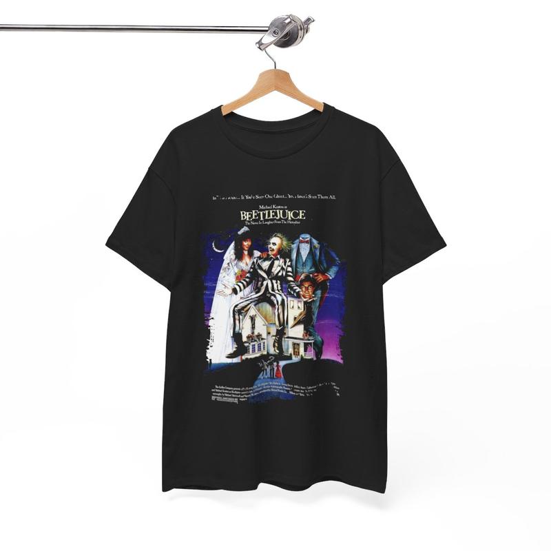 Beetlejuice - Movie Poster Inspired Unisex Streetwear T-Shirt Cotton Menswear