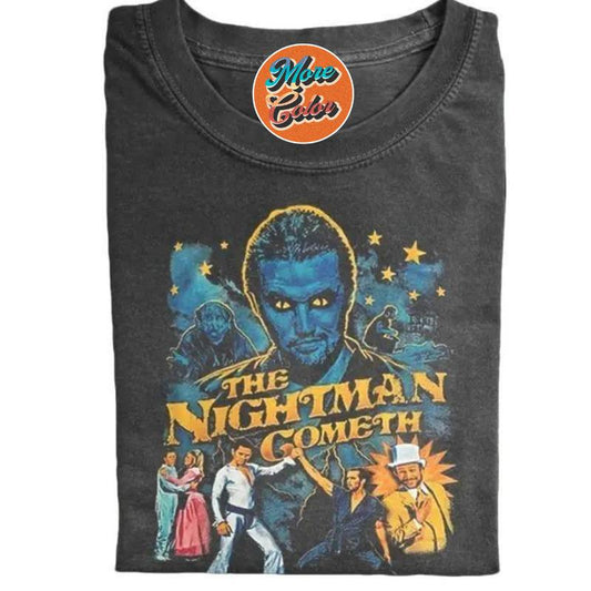 The Nightman Cometh Vintage Shirts, Cotton Unisex T-Shirt, Crew Neck, Size S- 3XL, Menswear Top, Womenswear Top Underwear Streetwear