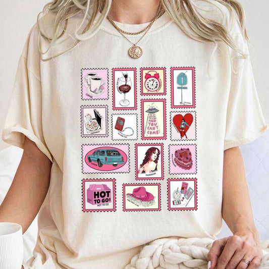 Songs Collection Stamp Chap Tshirt Sweatshirt Hoodie