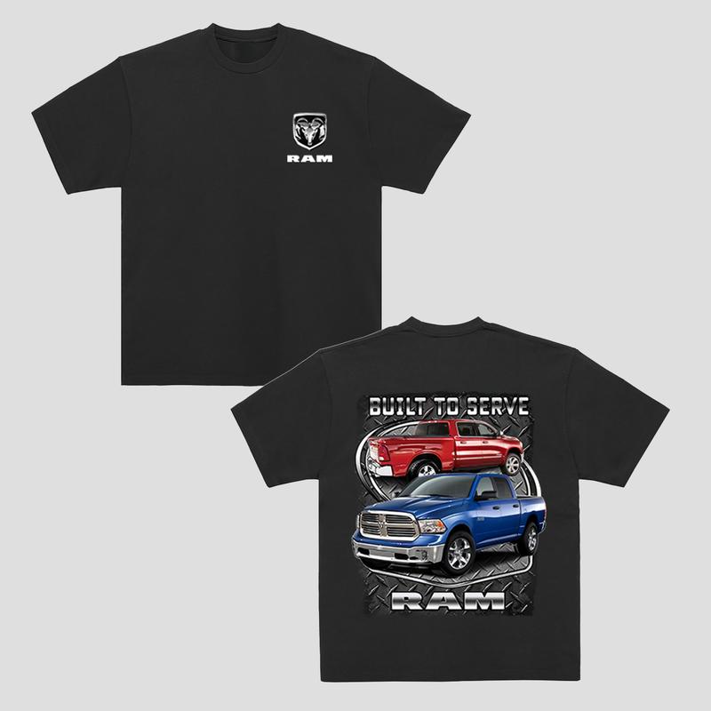RAM Trucks HEMI T-Shirt Dodge RAM 1500 American Truck Mens Tee