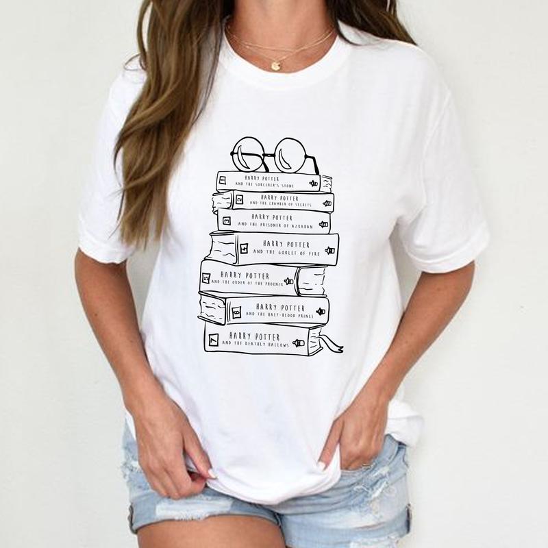 HP Books 02 Sweatshirt Hoodie Shirt, gift for fan Cotton Menswear Relaxed Fit Sweaters Tee