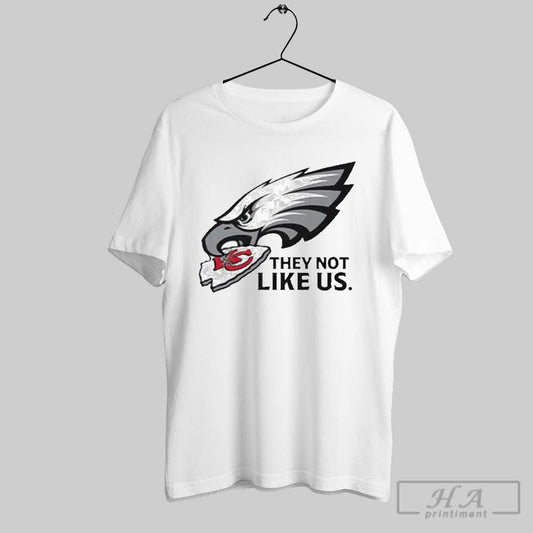 Philadelphia Eagles Vs Kansas City Chiefs They Not Like Us Shirt