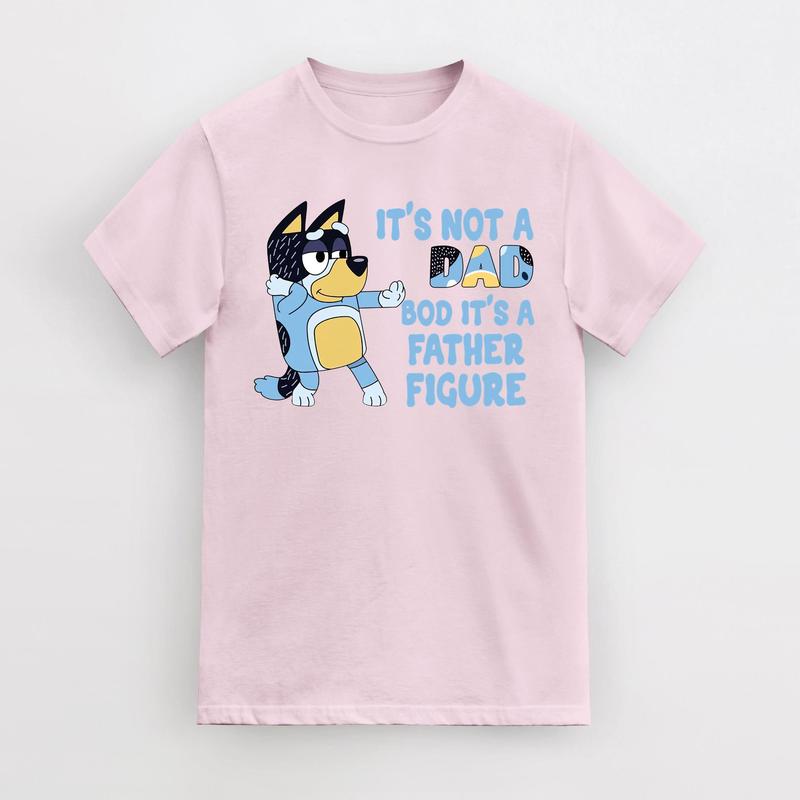 Bluey Shirt, It's Not A Dad Bod It's A Father Figure Shirt, Bandit Shirt, Father Day Tee, Bluey Dad Shirt, Bluey Gifts for Dad, Bluey Bandit