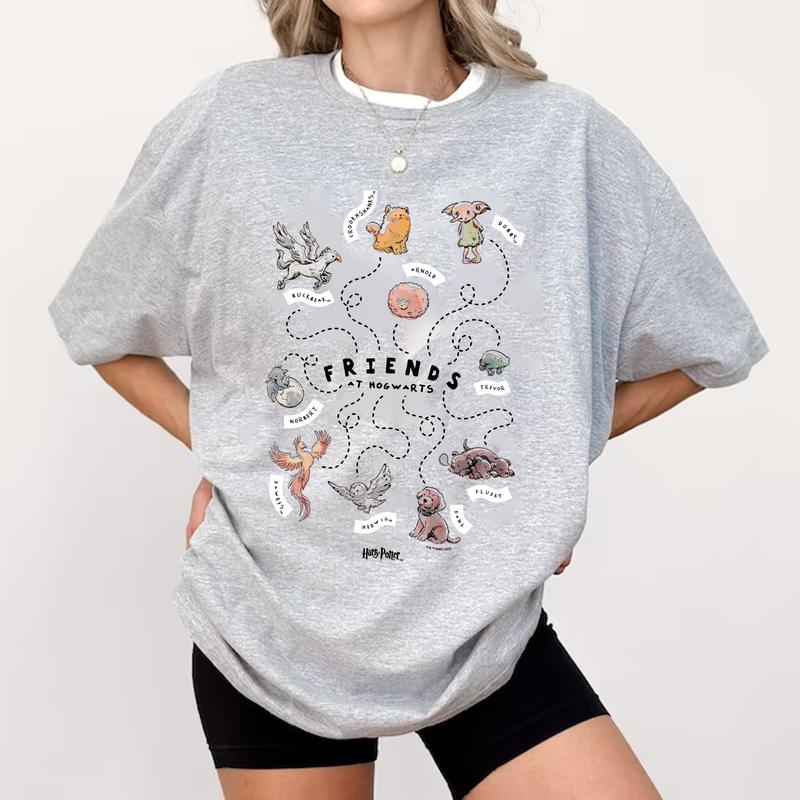 HP Hogwarts Animals Characters Sweatshirt Hoodie Shirt, gift for fan