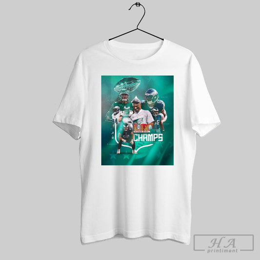 Philadelphia Crimson Tide Super Bowl Lix Champions Eagles Win Chiefs Feb 9 2025 Poster T Shirt