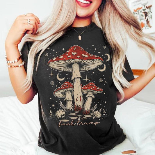 Comfort Colors Subtle Anti Trump Shirt, Political Shirt, Womens Rights, Anti Maga, Pro Choice, Feminist Gifts, Feminist Shirt, Mushroom Shirt