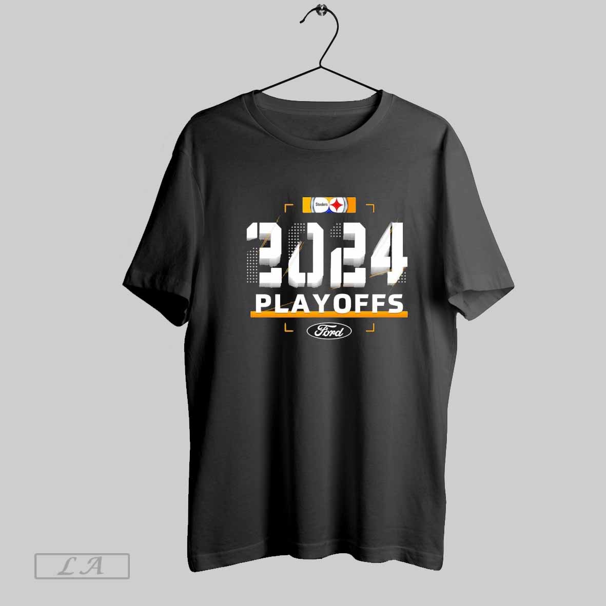 Pittsburgh Steelers City Football 2024 Nfl Playoffs T Shir