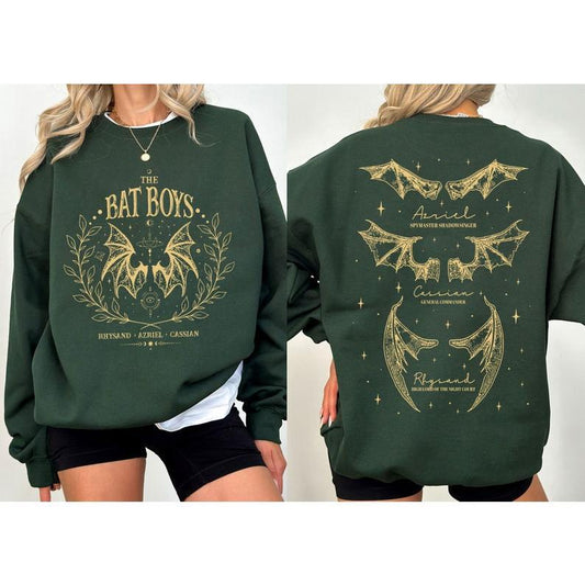 The Bat Boys Sweatshirt, Acotar Bookish Sweatshirt, The Night Court Illyrians, A Court of Thorns and Roses Rhysand Cassian Azriel, Bookish Merch, Book