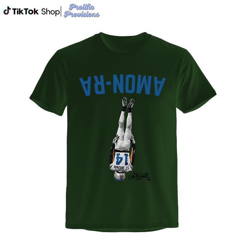 Amon-Ra St. Brown Headstand Shirt, Vintage 90s Unisex Football Tees, Football T-Shirts, Sports Shirt, Game Day Tee, Football Fan Gifts Crewneck Clothi