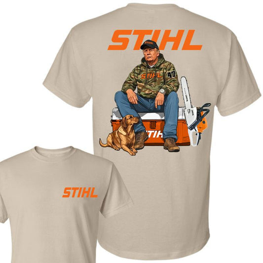 STIHL Trump hunting shirt, 47th president Trumpp Supporter shirt, Stihl Trump won 2024 shirt  for men and women