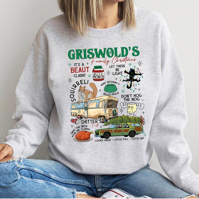 Griswold Christmas sweatshirt, griswold co sweater, Christmas tree farm shirt, family vacation game, national lampoon's christmas vacation Sweaters Co
