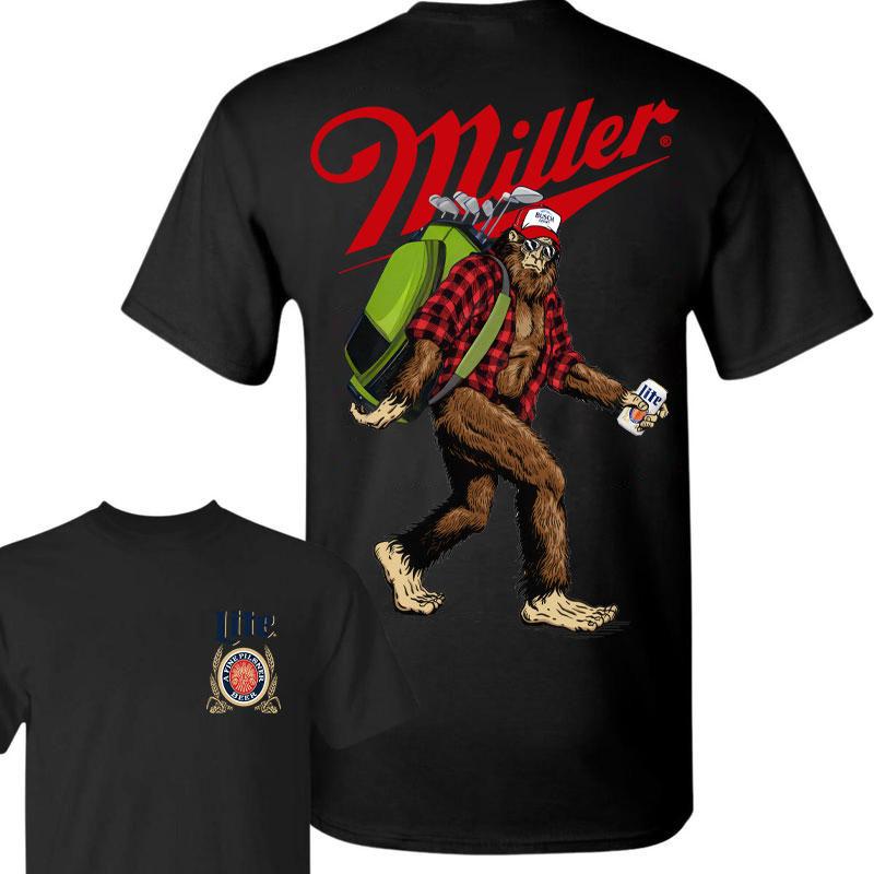 Big Foot Golf Miller Lite shirt,  Golf Big Foot sweatshirt, Golf Miller Lite hoodie for men and women