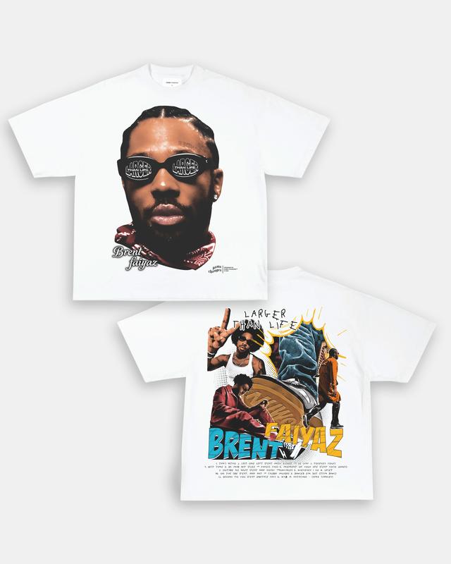 LARGER THAN LIFE TEE - [DS] , Free Shipping, Unisex T-Shirt, Sweatshirt, Tour shirt, Rapper Shirt, Graphic Shirt, big face tee,