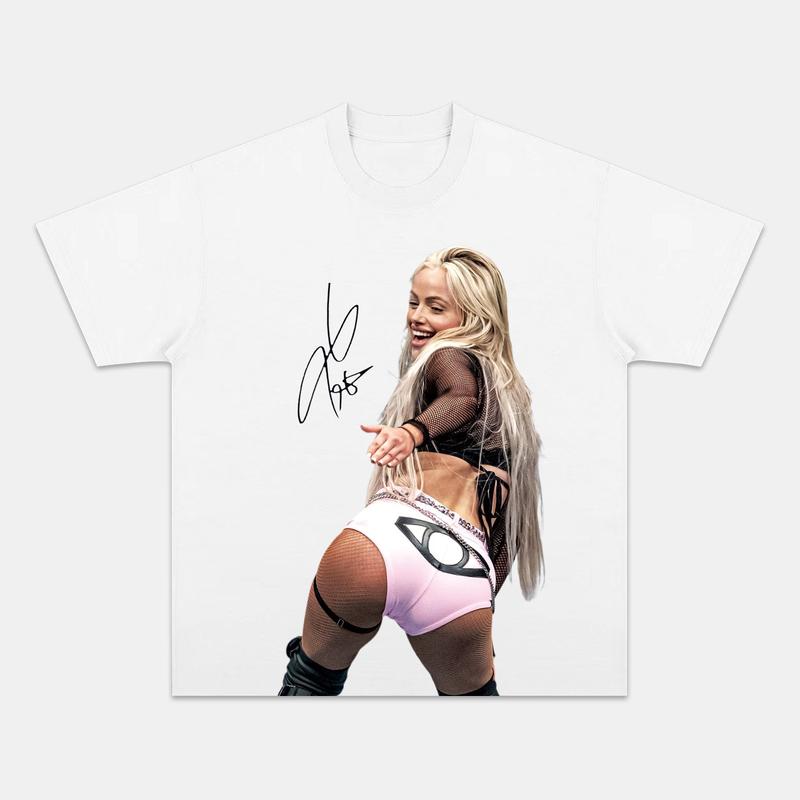 2024 LIV MORGAN TEE, Wrestling Tee, WWE Tee, Wrestling Gift, Sports Shirt, Workout T-shirt Streetwear Crewneck Clothing