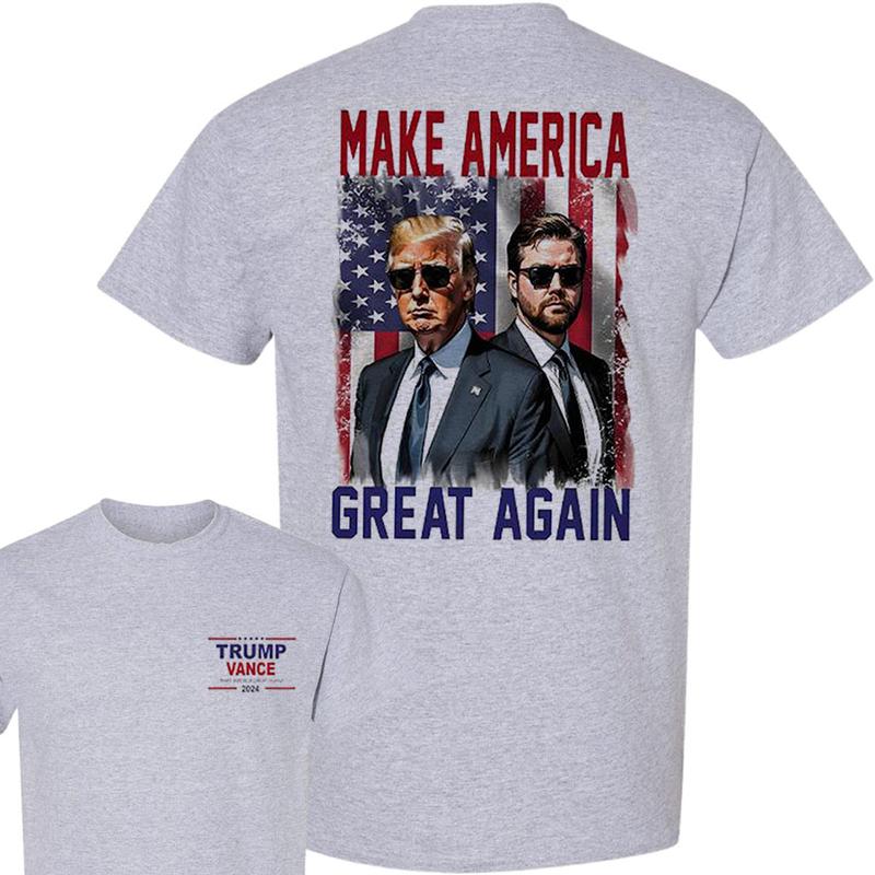 Trump Make America Great Shirt, Trump Vance 2024 Shirt, Trump Vance Make America Great, Gift For Trump Supporters, Election 2024, Unisex Cotton 2 Side