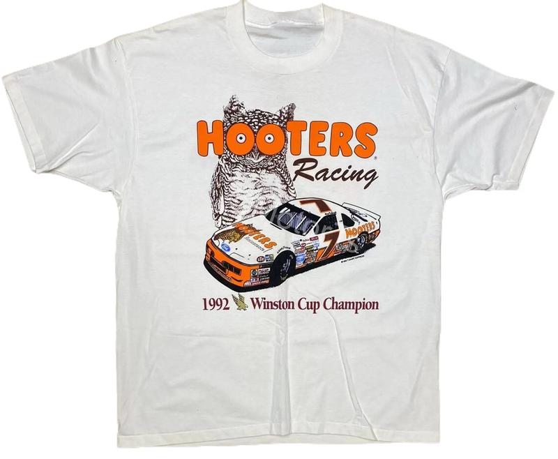 Vintage 1992 Alan Kulwicki N4scar Racing T-Shirt Classic Cotton Menswear Top Embroidered Hoodie