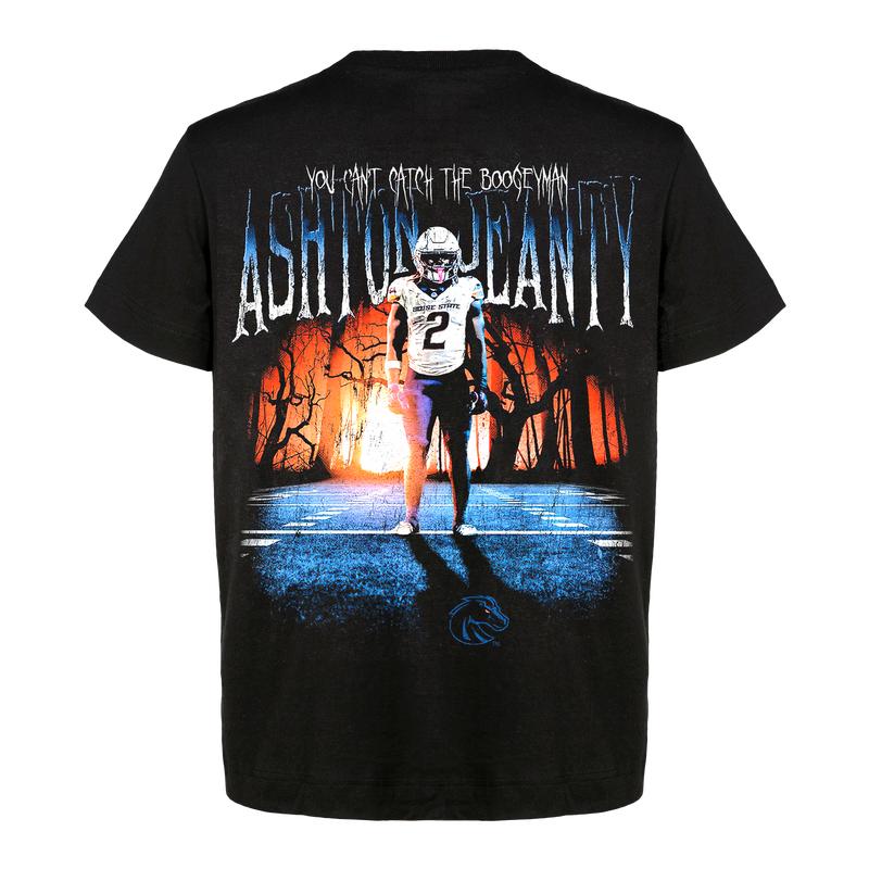 Ashton Jeanty Boogeyman Graphic T-Shirts  Heavy Cotton  Men's & Women's Retro American College Football Shirt
