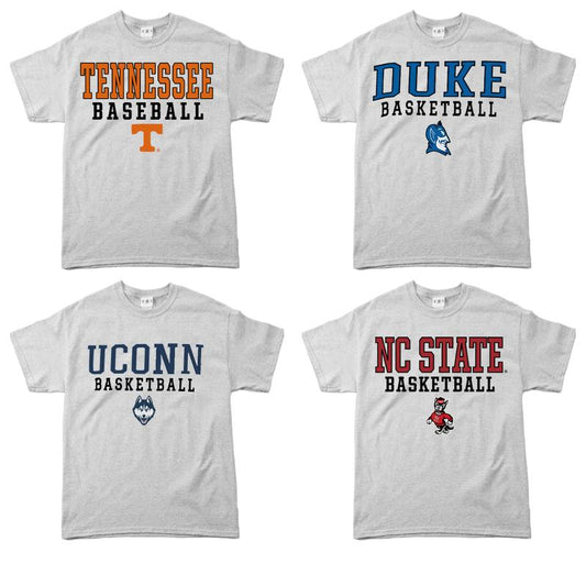 Vintage Men's Basketball NCAA College All  Teams Ash Unisex Streetwear Top Sports Classic Sweater Pullover Long Sleeve Sweatshirts Christmas t shirt