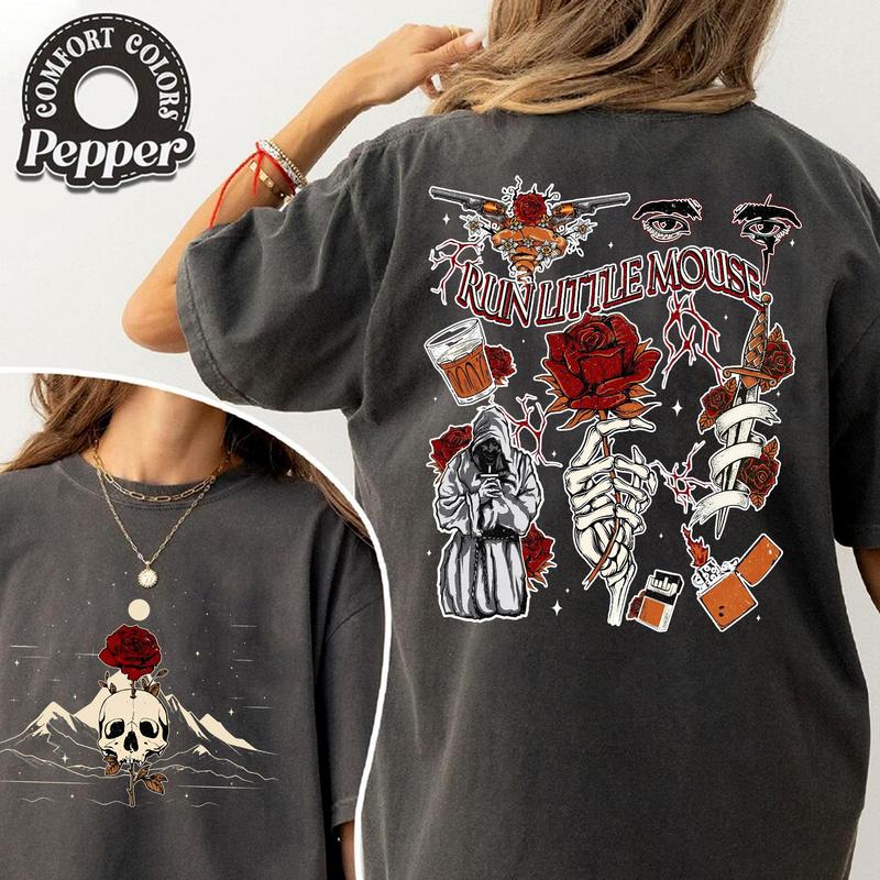 Run Little Mouse Haunting Adeline 2 Sides Sweatshirt, Zade Meadows Shirt, Dark Romance Merch, Booktok Merch, Smut Reader, Bookish Gifts for Her, T-Shi