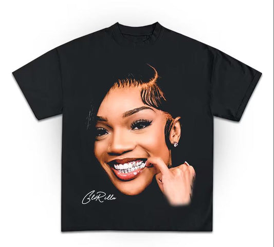 GloRilla Concert Tee Fan Rapper Shirt Classic Cotton