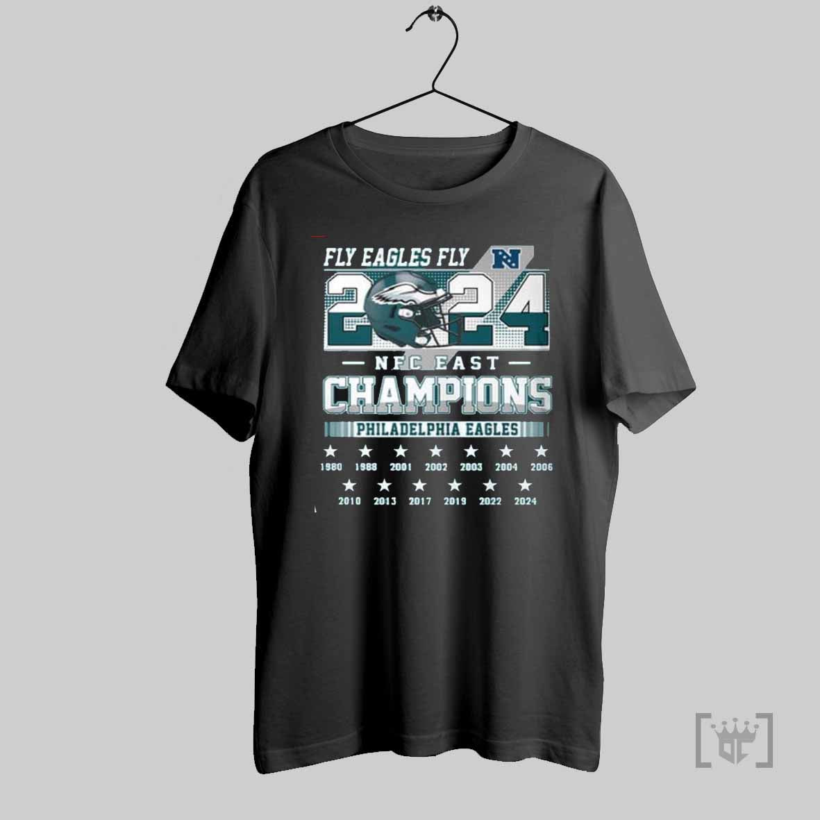 Philadelphia Eagles Fly Eagles Fly 2024 Nfc East Champions T Shirt