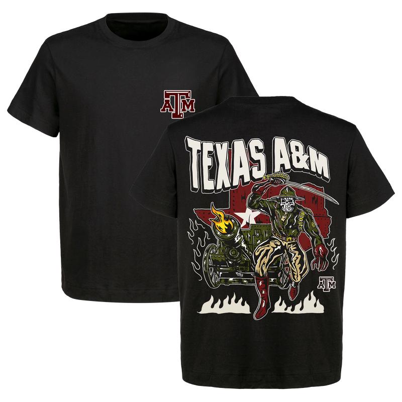 Warren Lotas - Texas ATM Football - Dead Man's Football Graphic T-Shirt for Men and Women - Ideal for Game Days, Stylish Team Apparel. Menswear Soft