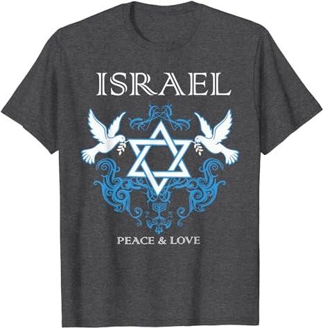 I Stand With Israel Peace Flag Women Men Support Israel Men T-Shirt