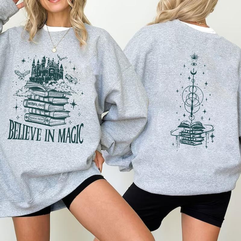 HP Hogwarts Magic Classes Sweatshirt Hoodie Shirt, gift for fan Cotton Fit