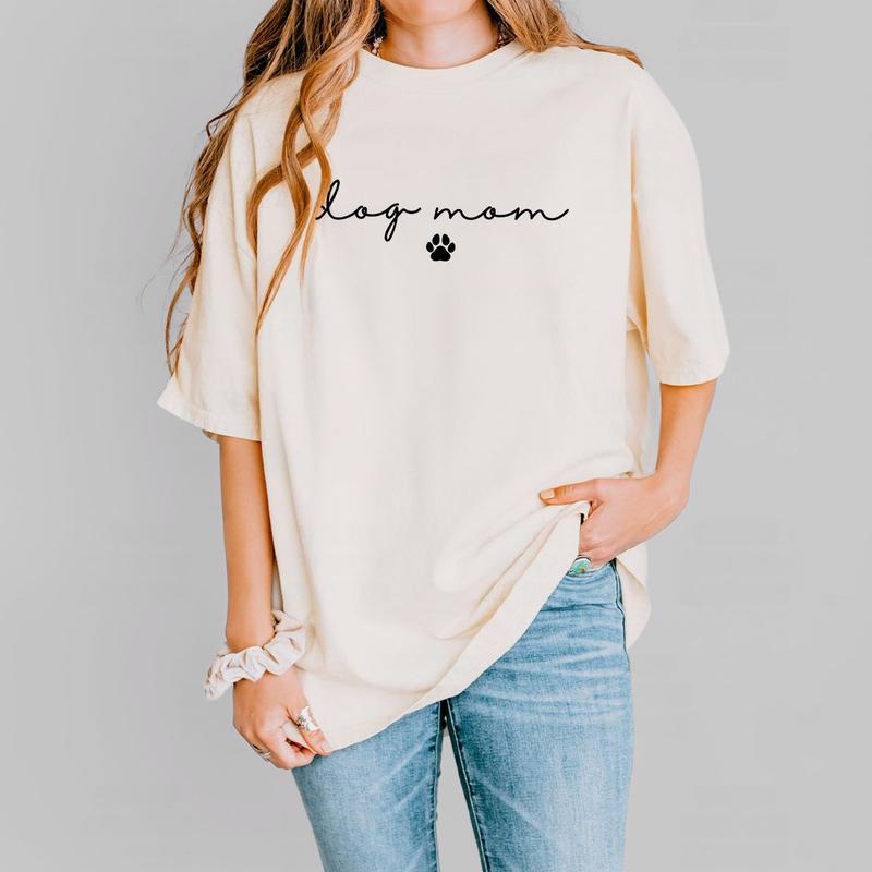 Dog Mom Shirt, Dog Mom T-Shirt, Dog Mom Shirts, Dog Mom Tee, Dog Mama Shirt, Dog Lover Gifts, Pet Lover T-shirt, Dog Owner Outfits, Dog Mama Clothing,