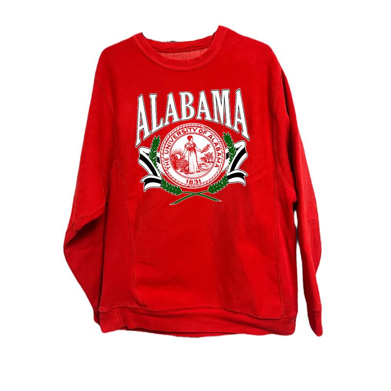 90s University of Alabama Crimson Tide Sweatshirt Hoodie And T Shirts Gifts For Football Fans Cotton Menswear