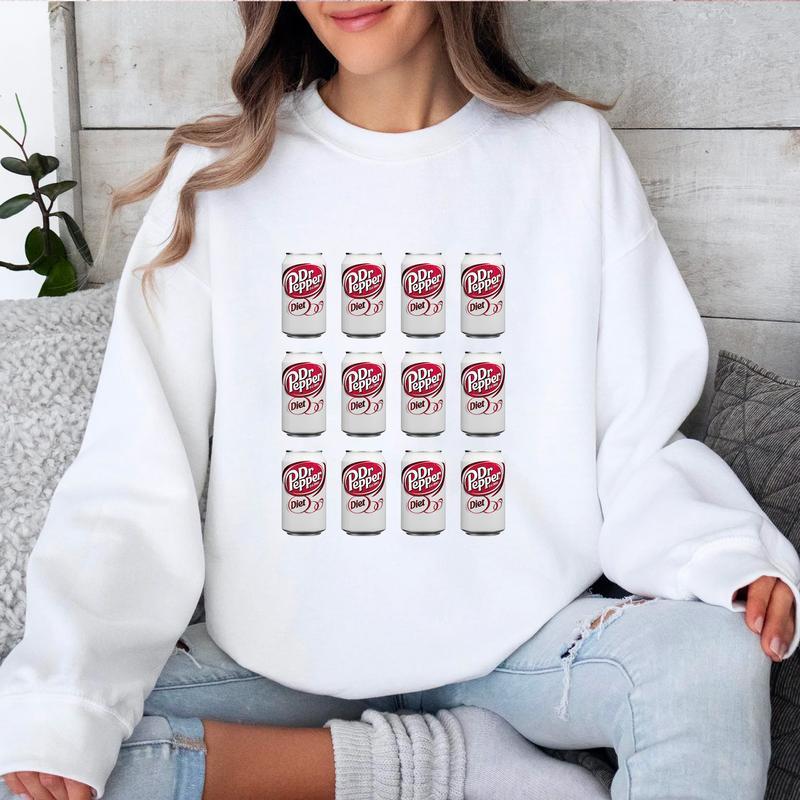 Diet Dr Pepper Cans Sweatshirt for Christmas, Soft Drink Hoodie Tshirt Sweatshirt