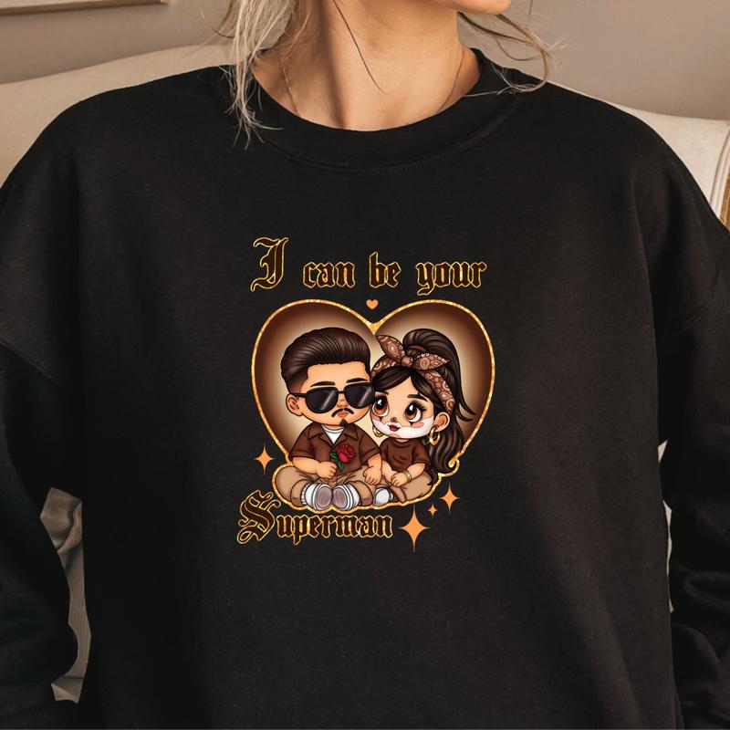 Chicano Couple T-shirt or Crewneck sweater