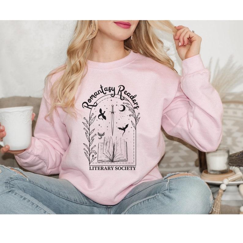 Romantasy Readers Sweatshirt, Fantasy Book Gift, Romance Lover, Dark Romance Crewneck, Bookish Merch, Spicy Books, Smut Reader Pullover