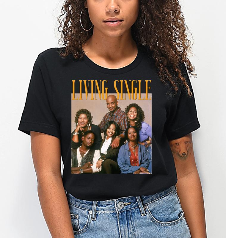 Retro Living Single Tee Shirt, Living Single Friends Shirt, 80s TV Show Shirt, 80s Nostalgia Shirt, Gift for Her