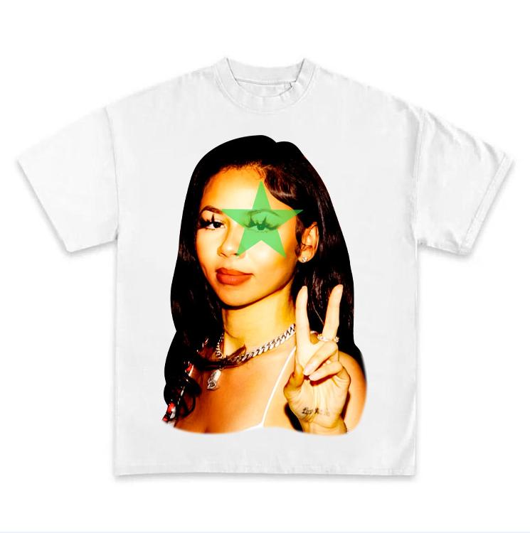Mariah green Star Classic Style Tee