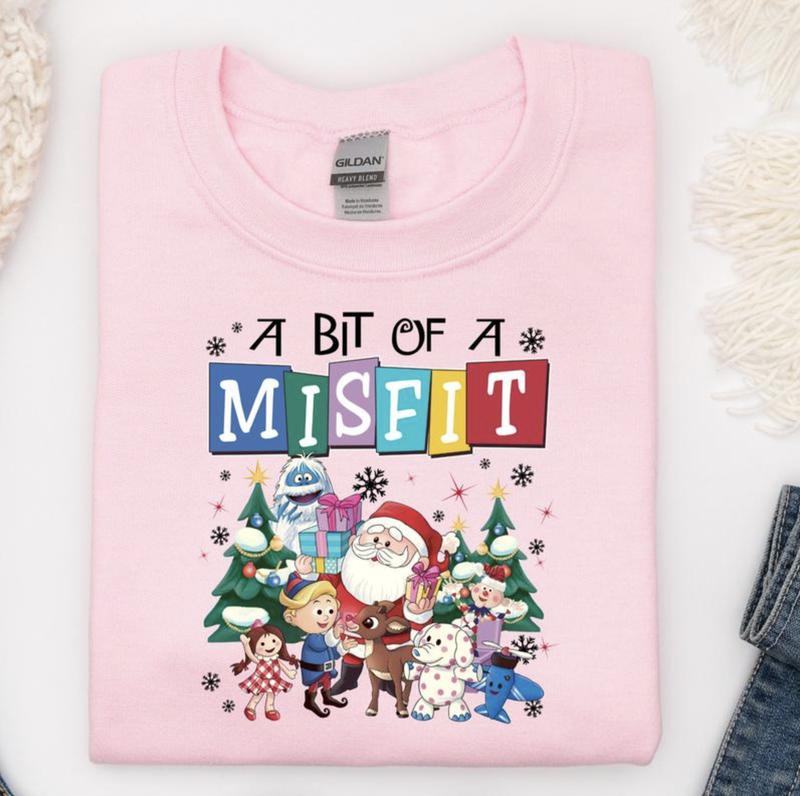 Rudolph The Red Nosed Reindeer Christmas ShirtSweatshirtHoodie, Retro Crewneck, Gift For Xmas, Cotton, Womenswear Tops