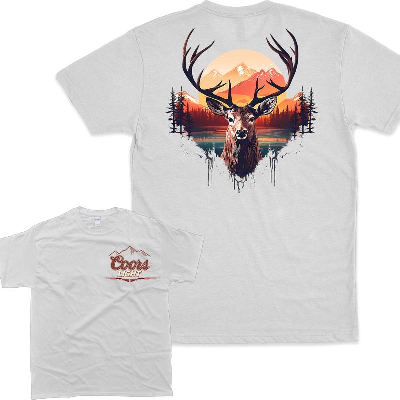 Summer Hunting Deer T-Shirt, Coors Light Hunting T-Shirt, Unisex Shirt, Shirt For Men, Shirt For Women