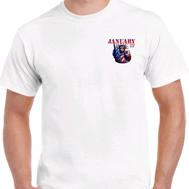 We will be Unburdened by what has been T-shirt- Menswear Cotton Top Shortsleeve Casual Tshirt Crewneck