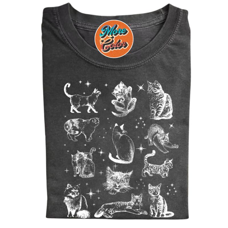 Cat Lovers Shirts, Cotton Unisex T-Shirt, Crew Neck, Size S- 3XL, Menswear Top, Womenswear Top Underwear Streetwear