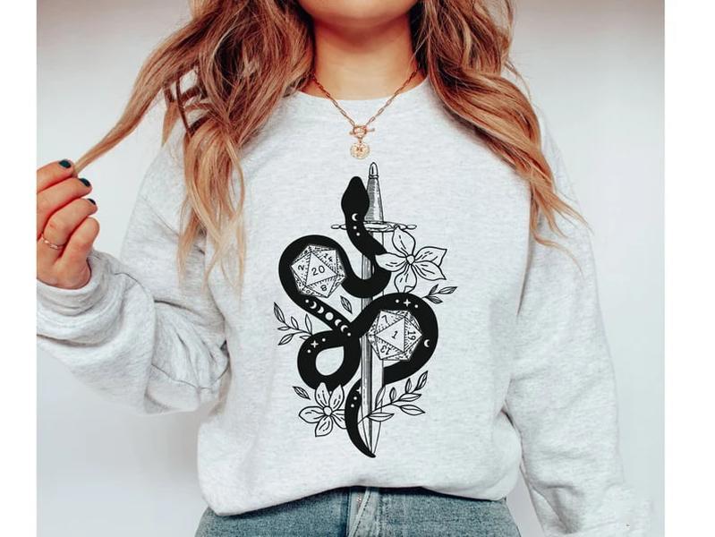 DND SWEATSHIRT, Dnd Hoodie, Dnd Sweater, Rogue sweatshirt, D&D sweater, D20 hoodie, Dungeon Master sweatshirt, Dungeons and Dragons
